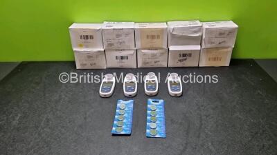 14 x Carefusion Micro Diary Hand Held Spirometers in Cases with 2 x Packs of Eunicell Batteries *GL*