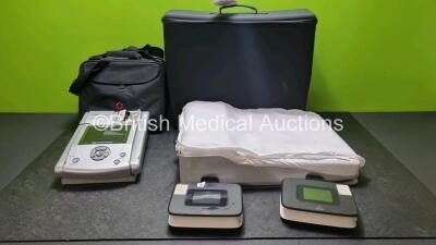 Mixed Lot Including 2 x Aerocrine NIOX VERO Monitors in Carry Cases, 1 x Cubescan Biocon-500 Bladder Scanner (Damage to Casing - See Photos) and 1 x CardioMEMS Patient *GL*Electronics System in Carry Case *GL*