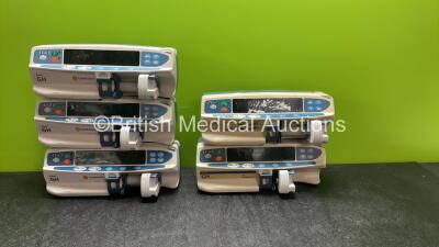 Job Lot of Syringe Pumps Including 3 x CareFusion Alaris GH Pumps, 2 x Cardinal Health Alaris GH Pumps