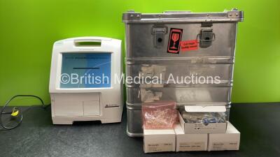 ISCUS Clinical Microdialysis Analyzer in Transport Case with Large Quantity of Microvials (Powers Up) *SN T15253-01*