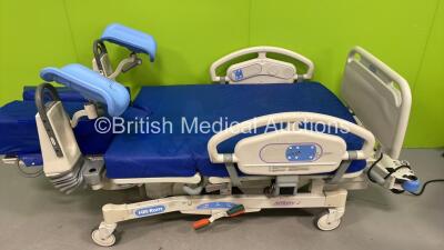 Hill-Rom Affinity 4 Electric Birthing Bed with Mattress (Powers Up - Damage to 1 x Stirrup)