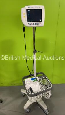 Verathon Medical Glidescope Video Monitor *Mfd 2018-08*on Stand with HDMI Cable, Power Supply and 2 x Spectrums (Powers Up) *AN183661*