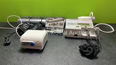 Mixed Lot Including 3 x ResMed S9 Auto Set CPAP Unit with 2 x AC Power Supplies, 1 x Keeler Practitioner Ophthalmoscope, 1 x Welch Allyn 767 Series Wall Mounted Transformer, 1 x Omron Air Compressor and 1 x Vitalograph Alpha Spirometer *SN 20150701077UF, 