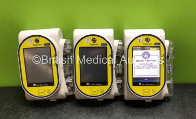 3 x Sapphire Epidural Q Core Infusion Pump Systems (1 x Powers Up with Flat Battery, 2 x Suspected Flat Batteries) *SN 30011-5613 / 30011-6837 / 30011-6498*