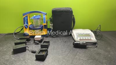 Mixed Lot Including 1 x Laerdal LSU Suction Unit (Powers Up) 1 x Verathon BVI 3000 Bladder Scanner with 3 x Battery Chargers, 2 x Batteries and 1 x Transducer / Probe (Powers Up) *SN 78240111091, B330833*