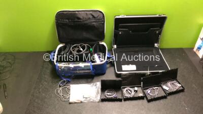 Job Lot of Biometrics Sensors Including 1 x Type GX3 Biometrics Sensor, 1 x Type NC3 Biometrics Sensor, 1 x Type NC4 Biometrics Sensor, 1 x Type GX4 Biometrics Sensor and Biometrics Hand Rehabilitation Accessories