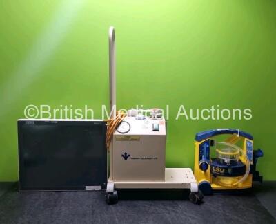 Mixed Lot Including 1 x Karl Storz 200905 19 Touchscreen Monitor (Unable to Power Test Due to no Power Supply) 1 x Laerdal LSU Suction Unit (Powers Up) and 1 x Therapy Equipment Suction Unit (Powers Up)