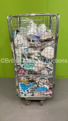 Job Lot of Consumables Including i-gel Airways, Dressings and Face Shields (Cage not Included)