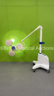 Brandon Medical GU30DMEL Triple Minor Ops Light on Stand (Powers Up with 2 x Good Bulbs)