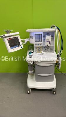 Datex-Ohmeda Aespire View Anaesthesia Machine Software Version 06.30 with Datex-Ohmeda Tec 7 Isoflurane Vaporizer (Damaged), Bellows and Hoses (Powers Up) *S/N APHU00322*