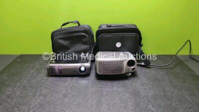 Job Lot Including 1 x Dell 1201MP Projector and 1 Optoma Projector