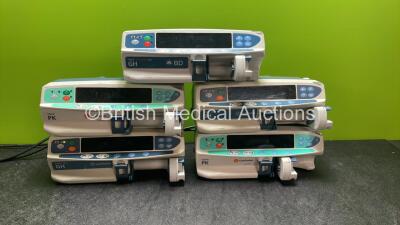 Job Lot Including 2 x Carefusion Alaris PK Pumps (Both No Power) 3 x Carefusion Alaris GH Plus Pumps 2 No Power, 1 Powers Up with Fault) *SN 272046376, 800281440, 135159097, 135107422, 800282102*