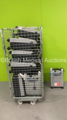 13 x Nidek Nuvo Lite 3 Oxygen Concentrators (Water Damaged - Cage Not Included)