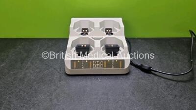 De Soutter Medical BC-600 4 Bay Battery Charger (Powers Up)