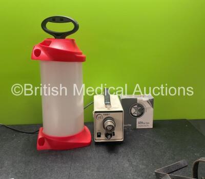 Mixed Lot Including 1 x Type 3237 5 Litre Compression Sprayer, 1 x VES 150LS Light Source (Powers Up) and X-Ray Marking Tape