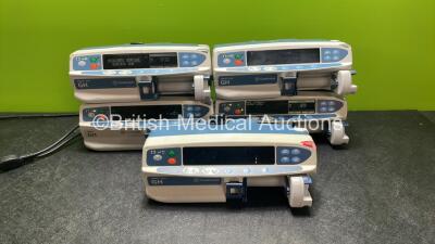 Job Lot Including 4 x Carefusion Alaris GH Plus Pumps (2 Power Up, 1 with Blank Screen, 2 No Power) 1 x Carefusion Alaris GH Plus Pump (Powers Up with Alarm) *SN 800281443, 135075953, 135027397, 200004315, 800281392*