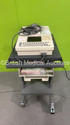 Burdick Eclipse 850 ECG Machine on Stand with 10 Lead ECG Leads (Powers Up) *S/N 106801000211*