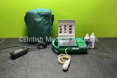 Bardscan Model PA-00262 Bladder Scanner with 1 x Transducer / Probe and 1 x AC Power Supply in Carry Bag (Powers Up) *SN 01053*