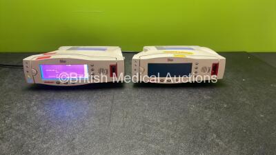 2 x Masimo Set Radical 7 CO Oximeters with Base Units (1 Powers Up, 1 No Power)