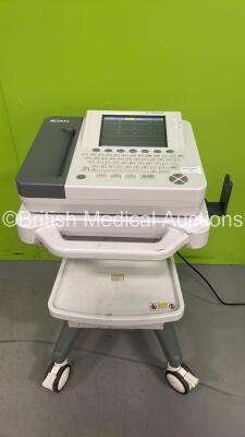 Edan SE-1200 Express ECG Machine on Stand (Powers Up)