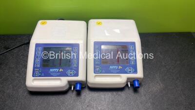 2 x B & D Electromedical Nippy 3+ Ventilators