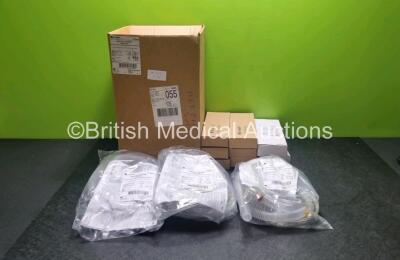 Job Lot of Medical Consumables Including 20 x Ref 29695-001 Patient Circuits, 5 x Shineball Silicone Testing Lungs and 2 x Vadi Breathing Reservoir Bags