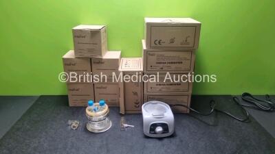 Job Lot Including 5 x Inspired VHB10A Humidifiers and 5 x VHC-25 Humidifier Chambers (All Power Up, Unused in Box