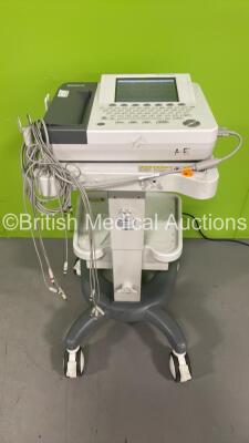 Edan SE-1200 Express ECG Machine with 10 Lead ECG Leads (Powers Up) *S/N 460016-M19A00420001*