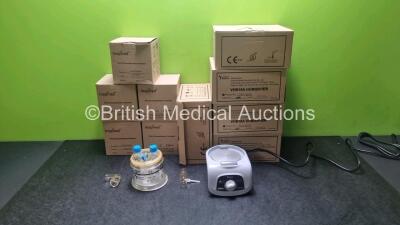 Job Lot Including 5 x Inspired VHB10A Humidifiers and 5 x VHC-25 Humidifier Chambers (All Power Up, Unused in Box