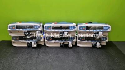 6 x Carefusion Alaris GH Syringe Pumps (All Power Up) *SN 135027432 / 800210683 / 800287175 / 800290422 / 800273248 / 800287407*"