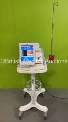 Philips Respironics V60 Ventilator on Stand Software Version 2.10 - Total Power On Hours 8875 (Powers Up) *SN 100136179*