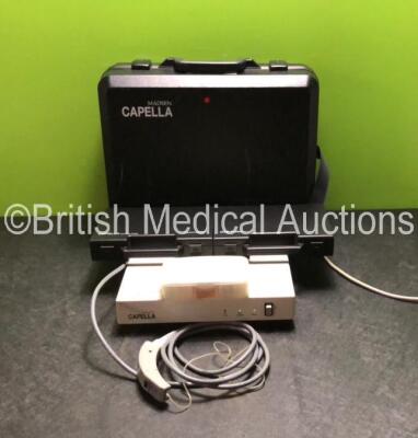 Madsen Capella OAE Unit with Handle, 2 x Probes and Accessories in Case (Powers Up) *SN 190265*