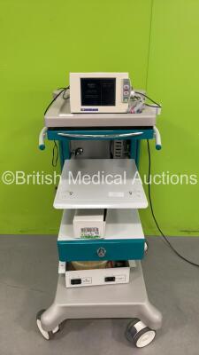 Aquilant Endoscopy Stack Trolley with Crit-Line III Monitor (Powers Up) *140896*