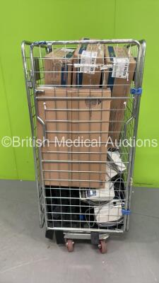 Mixed Lot Including Inditherm Medical Alpha Pumps with Mattresses and 4 x Halyard Sterilization Wrap Packs (Cage Not Included)