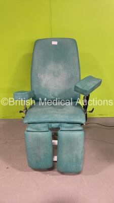 Meditelle Electric Phlebotomy Chair with Controller (Powers Up)