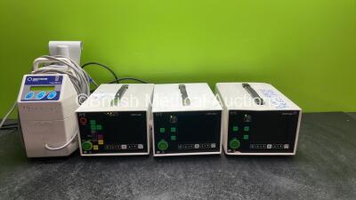 Mixed Lot Including Inditherm Cosytherm Pump (Powers Up) 3 x HME Life Pulse Monitors (All Power Up)