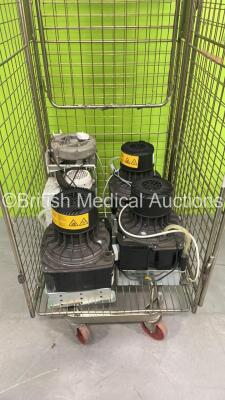 3 x Durr Dental Pumps and 1 x Cattani Turbo-Jet 1 Modular Pump (All Cut Power Supplies)