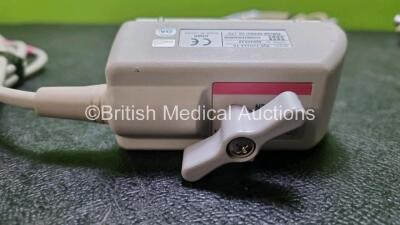 Job Lot Including 2 x Philips D2cwc Ultrasound Transducers / Probes and 1 x Fukuda Denshi FUT-TVD114-7A Ultrasound Transducer / Probe *Mfd - 2003* (All Untested) *35040020 / 02YM8M / B15YCM* - 7