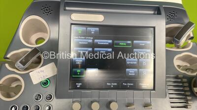 GE Voluson E6 BT13.5 Flat Screen Ultrasound Scanner *S/N D63616* **Mfd 03/2015** Software Version EC250 (14.0.6.1639) with 4 x Transducers / Probes (C4-8-D Ref 5336340 *Mfd 02/2015* / RAB6-D Ref H48681MG *Mfd 03/2015* / IC5-9-D Ref 5194434 *Mfd 01/2015* a - 11