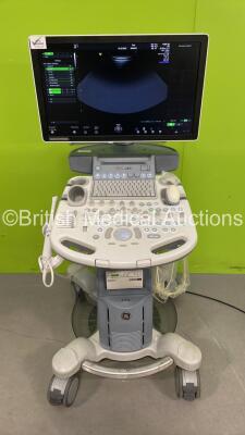 GE Voluson S8 BT16 Flat Screen Ultrasound Scanner *S/N VS8000536* **Mfd 09/2016** Software Version SPC310 (16.00001554) with 2 x Transducers / Probes (IC9-RS Ref H48691PJ *Mfd 11/2017* and RAB6-RS Ref H48691LP *Mfd 11/2018*) and Sony UP-D898 Digital Graph