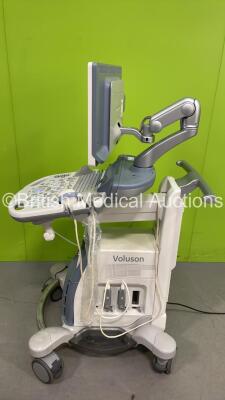 GE Voluson S8 BT16 Flat Screen Ultrasound Scanner *S/N VS8000536* **Mfd 09/2016** Software Version SPC310 (16.00001554) with 2 x Transducers / Probes (IC9-RS Ref H48691PJ *Mfd 11/2017* and RAB6-RS Ref H48691LP *Mfd 11/2018*) and Sony UP-D898 Digital Graph - 15