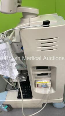 Hitachi EUB-5500 Ultrasound Scanner *S/N KE14464910* **Mfd 2009** with 1 x Transducer / Probe (EUP-L54MA) and Sony UP-D897 Digital Graphic Printer (Powers Up - Screen Frozen) - 5