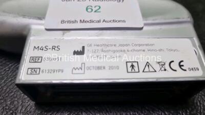 GE M4S-RS Ultrasound Transducer / Probe *Mfd - Oct 2010* (Untested) *61329YP9* - 4