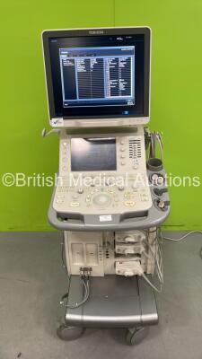 Toshiba Aplio 300 TUS-A300 Flat Screen Ultrasound Scanner *S/N E1A1373682* **Mfd 07/2013** Software Version AB_V3.00*R512 with 3 x Transducer / Probe (PST-50BT *Mfd 01/2019* / PST-65AT *Mfd 01/2010* and PVT-712BT *Mfd 03/2019*) and 3 Lead ECG Leads (Power