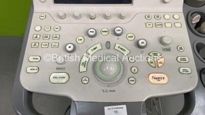 Toshiba Aplio 300 TUS-A300 Flat Screen Ultrasound Scanner *S/N E1A1373682* **Mfd 07/2013** Software Version AB_V3.00*R512 with 3 x Transducer / Probe (PST-50BT *Mfd 01/2019* / PST-65AT *Mfd 01/2010* and PVT-712BT *Mfd 03/2019*) and 3 Lead ECG Leads (Power - 2