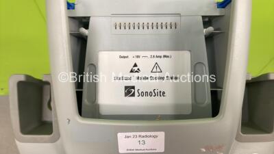 SonoSIte 180 Plus Ultrasound System Ref P01576-06 *S/N 0206JB* **Mfd 10/2001** on SonoSite Stand (Not Power Tested Due to No Power Supply) - 3