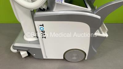 DRGEM Topaz-32D Mobile X-Ray *Mfd -04/ 2020* with DRGEM Wireless Digital Flat Panel Detector Model Mano4336W (Powers Up with Key - Key Included) - 9