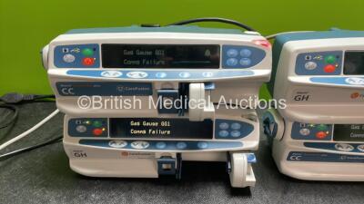 Job Lot Including 2 x Carefusion Alaris GH Pumps (Both Power Up with Faults, 1 with Damaged Light-See Photo) 2 x Carefusion Alaris CC Pumps (Both Power Up with Faults-See Photo) 1 x Inditherm MECU1 Pump (Powers Up) 1 x Vax Sax Suction Cup *SN 800238005, 8 - 2