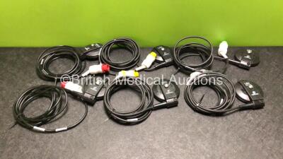 Job Lot of Fetal Monitor Transducers Including 2 x Neoventa TOCO Ultrasound Transducers, 2 x Neoventa US2 Ultrasound Transducers and 2 x Neoventa US1 Ultrasound Transducers