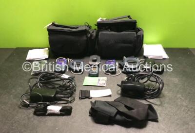 2 x Medtronic 37751 Neurostimulator Kits with Accessories in Carry Cases